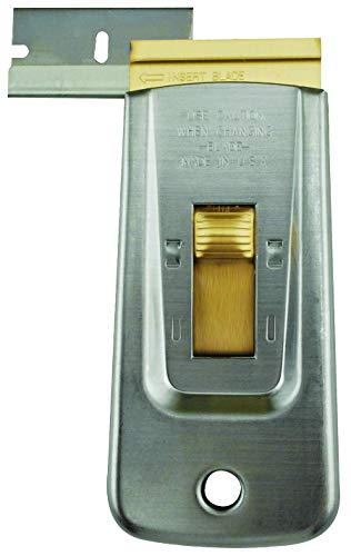 IVY Classic 11156-10: Razor Blade Scraper, 10 Pack, with 50 High Carbon Steel Blades, Made in USA - style: 10 Scrapers + 50 Blades