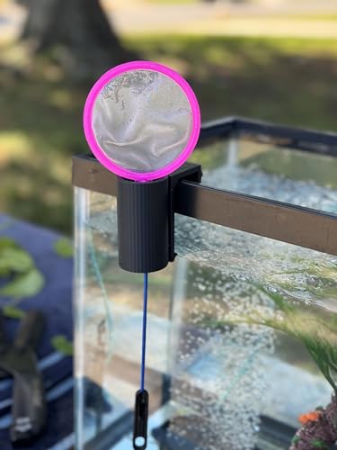 The Tube 3D Printed Aquarium Plant Holder - Pothos & Stemmed Plants - Aquascaping & Fish Tank Tool Holder for 10-200 Gallon Rimmed Tanks
