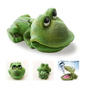 Aquarium Frog Air Bubbler Decorations - Aerating Action Frog Open Mouth Ornament, Oxygen Bubble Resin Crafts for Aquarium Fish Tank Decor