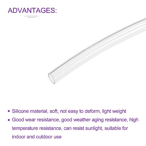 DMiotech 5/64" ID x 1/8" OD, 9.84Ft Long PA6 Nylon Aquarium Air Tubing Pneumatic Nylon Tube Hose Clear for Air Brake System - color: Clear, size: 5/64"x1/8"x9.84Ft