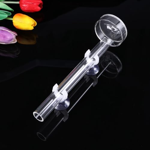 Feeder Aquarium Tank 1 Set of Shrimp with Dish, Acrylic Clear Shrimp Aquarium Fish Tank Feeder Dish Bowls for Crystal Shrimp Tropical Fish Auto Glass