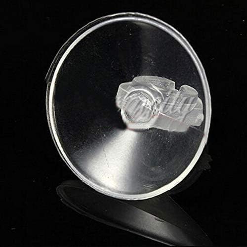 20Pcs Aquarium Suction Cup Clips Set, Fish Tank Air Line Holder, Clear Plastic for Glass Fish Supples