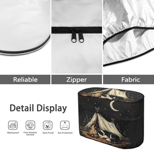 Camping 20lb RV Propane Tank Cover Heavy Duty Propane Gas Cylinder Cover Dust-Proof All Weather Protection - color: Camping, size: S(20LB)