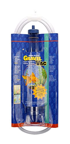 Penn-Plax Gravel Vacuum for Aquariums | Make Cleaning and Tank Maintenance Quicker and Easier (GV16) 16"