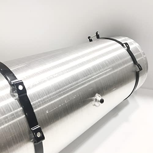 17 3/8 Gallon 12x36" 3/8NPT Outlet End Fill Spun Aluminum Fuel Gas Tank--Off-road mini bike,go kart - size: 12" x 36"