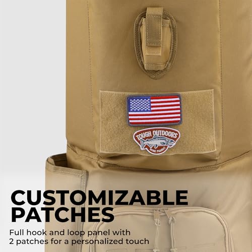 Tough Outfitters Fishing Rod Case - Fishing Pole Case for Travel & Storage - Pole Carrier Bag with Adjustable Shoulder Strap