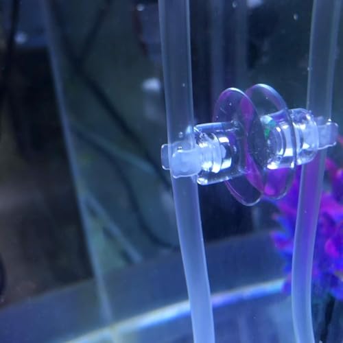 Mipukbay 16 FT Aquarium Airline Tubing Kit - Includes 2 Check Valves, 2 Air Stones, 6 Suction Cups, 2 Adjusting Valves & 2 Splitters, Aquarium Air Pump Accessories for Fish Tank Oxygen Systems