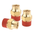 3PCS Air Brake Quick Push to Connect Fittings, 3/8" Tube OD x 3/8" NPT Thread Air Compression Straight Union Fittings for Nylon Hose with DOT Approved for Truck Trailers - size: 3/8" OD x 3/8" NPT, style: Quick Push Straight-3PCS