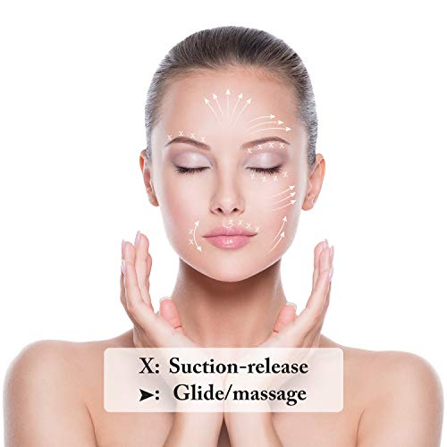 BBTO 4 Pieces Glass Cupping Set Glass Silicone Cupping Cups Massage Vacuum Suction Cupping Cups for Body Face Leg Arm Back Shoulder Muscle and Joint Pain (Green) - color: Green