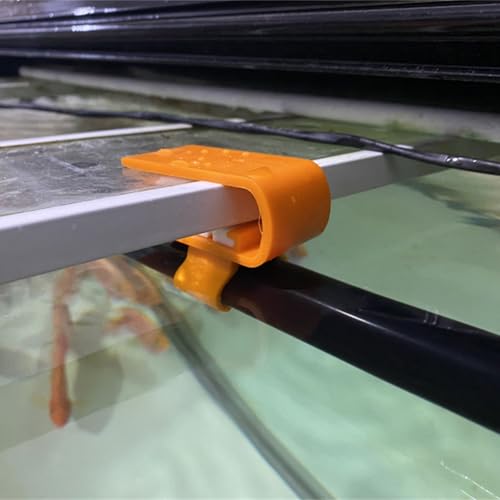 Multipurpose Organiser Clip for Aquarium Lighting Desk Wire Management Heavy Duty Mounting Clamp Adjustable Clamp for Tubes - color: D
