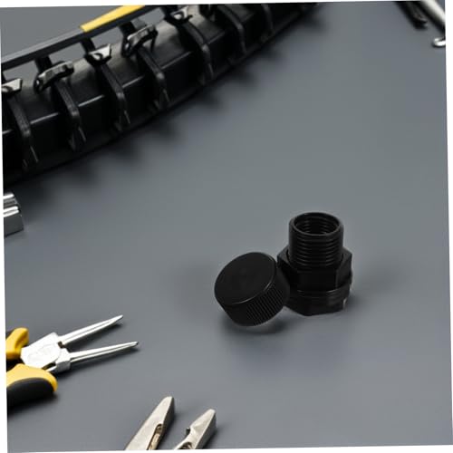 Water Tank Adapter PVC Coupler with Seal Gasket Hose Fitting for Rain Buckets Aquariums Tubs and Easy to Install Connecting Part for Water Storage
