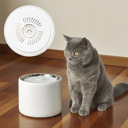 12pcs Cat Fountain Filters with Pre-Filter Sponges for E versweet 2S/3/3 Pro/Solo/Solo SE Quadruple Filter System 3.0 Replacement Filters