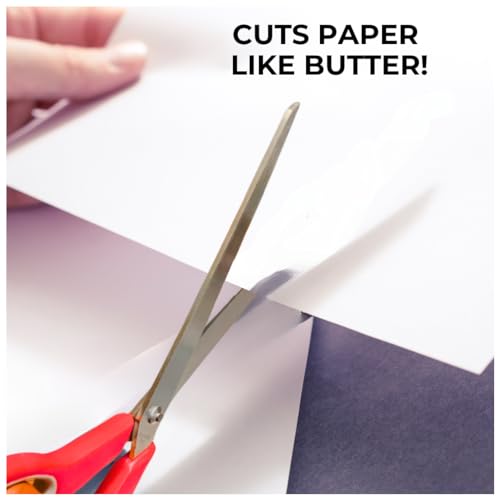 KUTZ 11.5" Premium Stainless Steel Scissors | Great For Office, Home, School Settings | Ideal For Cutting Paper, Scrapbooking, Cardboard, or Fabric - size: 11.5"