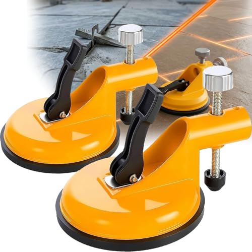 Adjustable Height Setter - Professional Countertop Leveling Tool,Adjustable Height Setter Countertop Leveling Tool- Vacuum Suction Clamp,Professional Installer & Experienced DIY - color: 2pcs