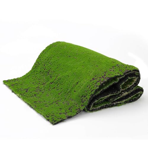 Artificial Moss Mat - Realistic Faux Green Moss Grass for Indoor & Outdoor Decor - Soft, Lush & Natural Looking Turf for Fairy Gardens, Home, Office, Patio, Wedding & DIY Crafts - color: A, size: 39.4" x 39.4"