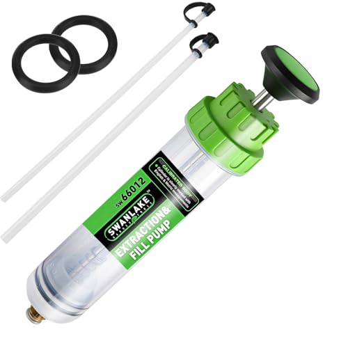 SWANLAKE 200cc Fluid Extractor, Extraction&Fill Pump,Fluid Syringe Pump Manual Suction Vacuum Fuel Car Transfer - size: 200ML