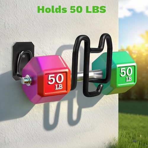 2pcs Hose Holders for Outside - Upgraded Garden Hose Holder with Hook, Metal Garden Hose Hanger Wall Mount Heavy Duty Hose Hangers for Outside for Yard Lawn Storage - color: 2pc Black