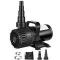VIVOSUN 2700 GPH Submersible Water Pump with Barrier Bag, 120W Pond Pump, Ultra Quiet Aquarium Pump with 15FT. Lift Height for Pond, Waterfall, Fish Tank, Statuary, Hydroponic - size: 120W with Barrier Bag