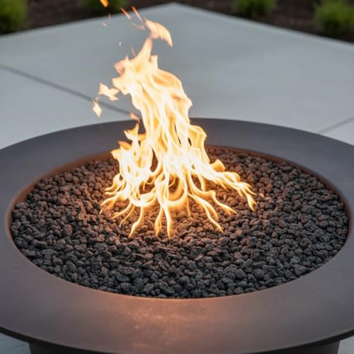 TOPZEA 12 LB Black Lava Rocks for Plant, Potting Soil Additive Decorative Landscaping Grits, Horticultural Gravel Crushed Volcanic Rock for Bonsai Succulent Cactus, Top Dressing, Fire Pit, Aquarium