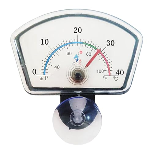 Liquid-in-Glass Aquarium Thermometer for Fishtank Accurate Floating Laboratory - color: A