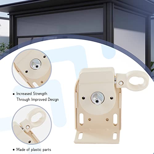 Sunvisor Replacement Parts, Cordless Crank kit, Roller Blind mounting Bracket, for Coolaroo External Sunshade, Outdoor Sunshade