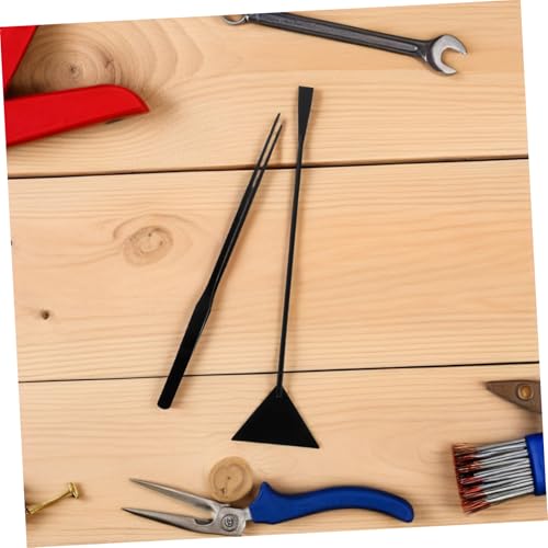 POPETPOP 1 Set Stainless Steel Fish Tank Maintenance Tools for Easy Aquascaping Trimming and Precise Plant Care Includes Scissors Tweezers Spatula