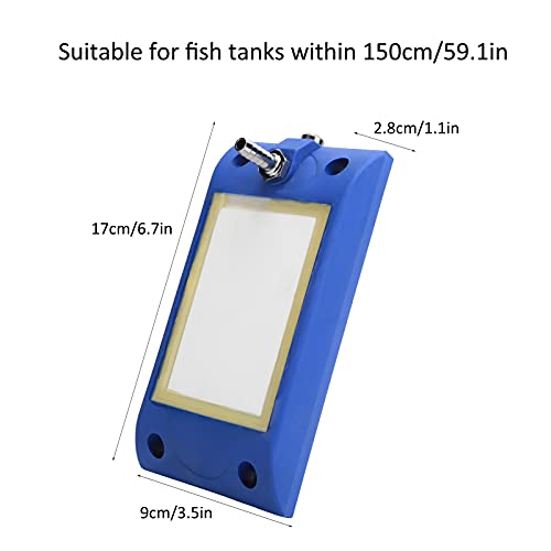 Aquarium Air Stone Bar, Fish Micro Bubble Oxygen Diffuser Aquarium Dual Interface Nano Air Stone Bar, Bubble Diffuser Release Tool for Fish (Small)