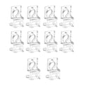 10pcs Aquarium Lid Support Bracket Fish Tank Cover Holder Stand Acrylic Fishtanks Cover Support Clamp Clips Aquarium Lid Support for Fishtanks