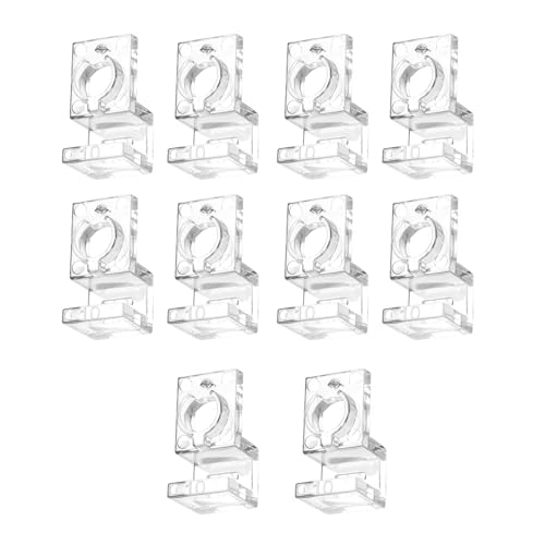 10pcs Aquarium Lid Support Bracket Fish Tank Cover Holder Stand Acrylic Fishtanks Cover Support Clamp Clips Aquarium Lid Support for Fishtanks