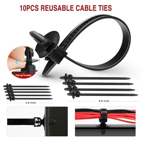 Nilight 1115Pcs Car Push Retainer Clips Auto Fasteners Kit 32 Most Popular Sizes Nylon Bumper Fender Rivets with 5 Fasteners Remover 10 Cable Ties for Toyota GM Ford Honda Chevy - color: 1115Pcs Clips+ Remover