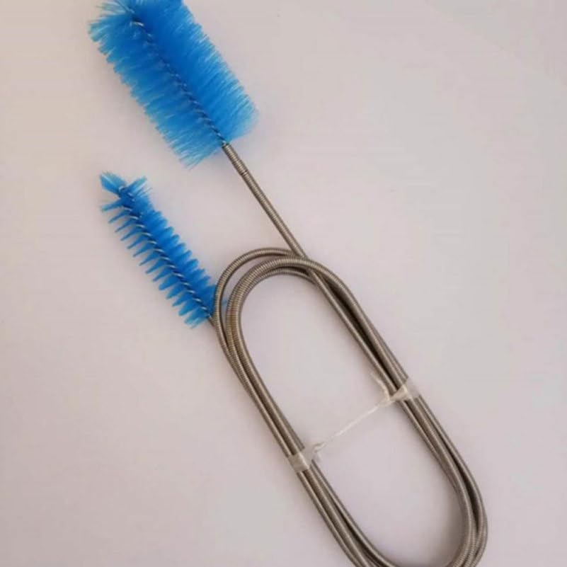 ABOOFAN 2pcs Flexible Aquarium Cleaning Brush, 65 Inch Double Head Long Hose Pipe Cleaner for Lab, Fish Tank, Aquarium Filter
