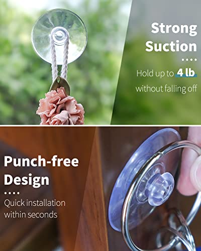 Pawfly 30 Pack Suction Cups for Glass, Small Rubber Suction Cups for Home Kitchen Bathroom Organization Christmas Decoration Window (Assorted Sizes 0.8 & 1.2 & 1.8 Inch) - color: 0.8"+1.2"+1.8"
