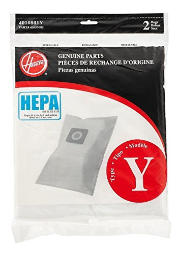 Hoover HEPA™ Y Vacuum Replacement Filter/Filtration Bag - size: 6 Bags
