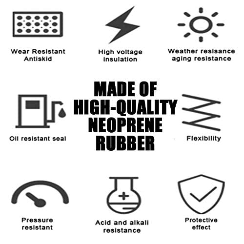 NABOWAN Solid Rubber Strip,Sheets,Rolls 1/8" (.125") Thick x 1" Wide x 240" Long, Thin Neoprene Rubber, Perfect for DIY Rubber Gasket, Weather Stripping, Sealing, Padding, Mat - size: 1" Wide x 240" Long, style: 1/8" (.125") Thick