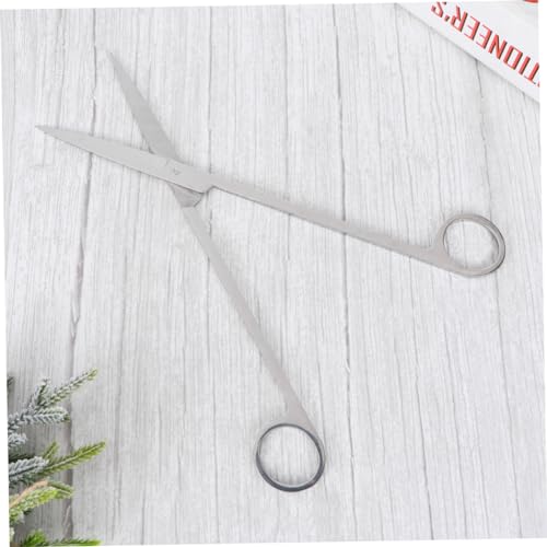 Happyyami Mirror Cutting Scissors Aquascaping Tools Kit for Aquarium Maintenance Stainless Steel Plant Scissors Tongs
