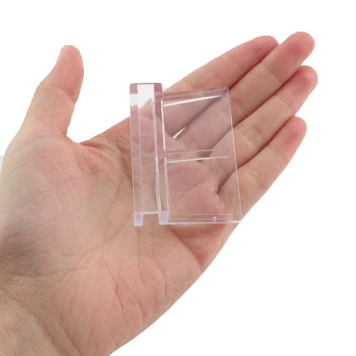 8PCS 6mm Acrylic Aquarium Lid Clamps Transparent Fish Tank Cap Support Frame Pet Supplies
