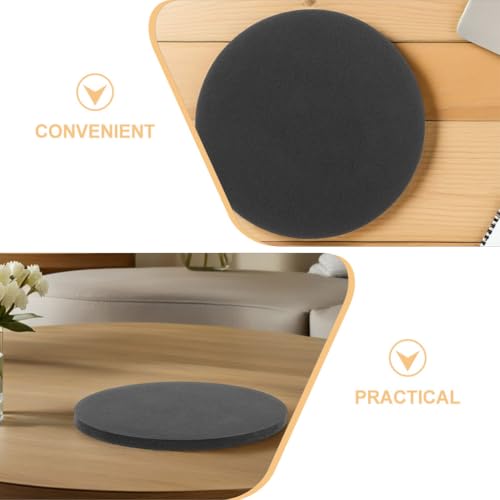 POPETPOP Fish Tank Mat 11.81 Inch Round Aquarium Pad Waterproof Shock Absorption Non-Slip Cushion for Small Aquariums and Betta Fish Tank Accessories