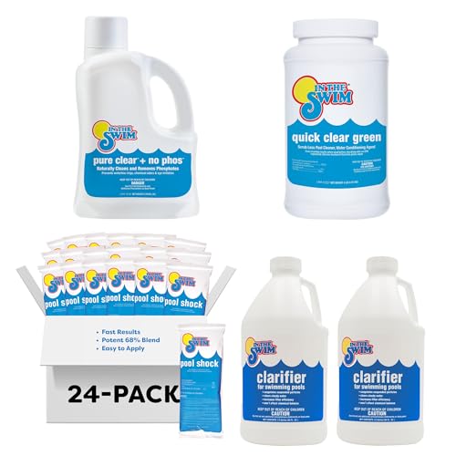 In The Swim Green Pool Rescue Kit - Removes Algae for Clear Water, Weekly Sparkle - Plus - size: Plus