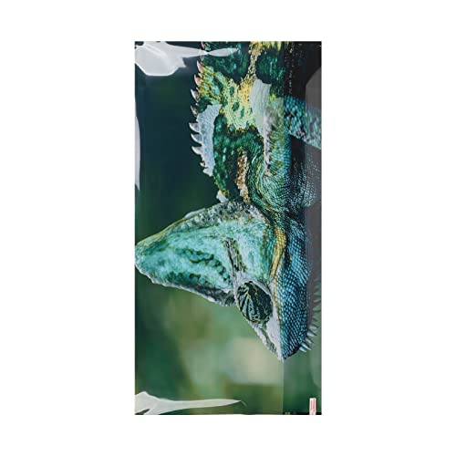 Aquarium Background PVC 3D Effects Fish Tank Decoration Picture, Self Adhesive Aquarium Sticker with Realistic Design, Non Durable Background for Freshwater (122 * 50CM) - size: 122*50CM