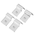 SUNGOOYUE Aquarium Glass Lid Support Stainless Steel Fish Tank Lid Clips 4Pcs 5mm Cover Bracket Holder for Aquarium Fish Tank Easy Glass Cover Placement and Stable Fit (8mm (4 Pieces/Set)) - size: 8mm (4 pieces/set)