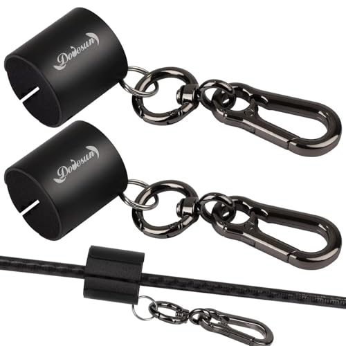 Creek Rod Clips Wearable Fishing Rod Holder Clip Fly Fishing Pole Accessories 1PCS & 2PCS - color: Cylindrical-Black-2PCS