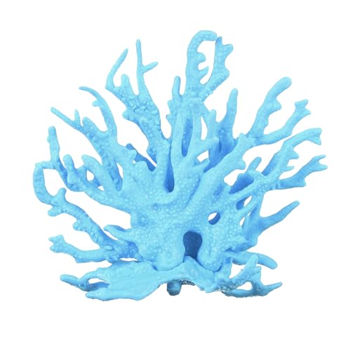 Aquarium Coral Decoration, Fish Tank Decorations Fish Tank Coral Ornaments, 4.9x2x4.3 Inch, (Blue, 1 Pcs), Intended for Aquarium Landscaping Decor - color: Blue, size: 4.9x2x4.3 Inch