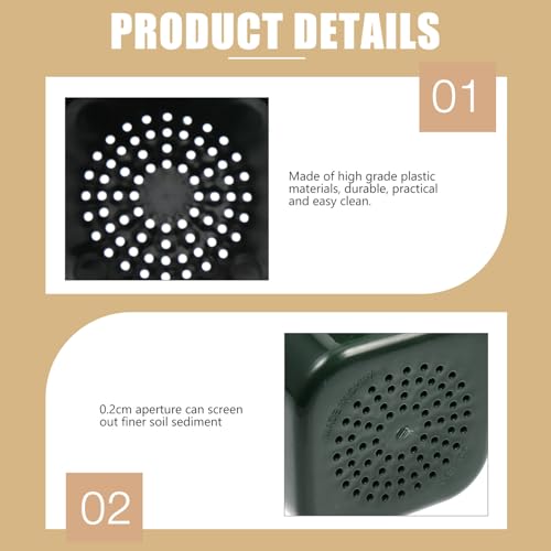 Portable Aquarium Cleaning Shovel and Fish Tank Sand Scoop, Plastic Multifunctional Gravel Tool for Aquarium Maintenance and Fish Tank Sand Removal