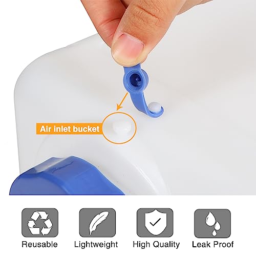 REDCAMP 4 Gallon/15L Portable Water Container with Spigot,Camping Water Jug,Camping Water Container, Large Water Tank,Portable Emergency Water Storage for Camping,Car,Hiking,Hurricane Supplies - color: White, size: 512 Ounces