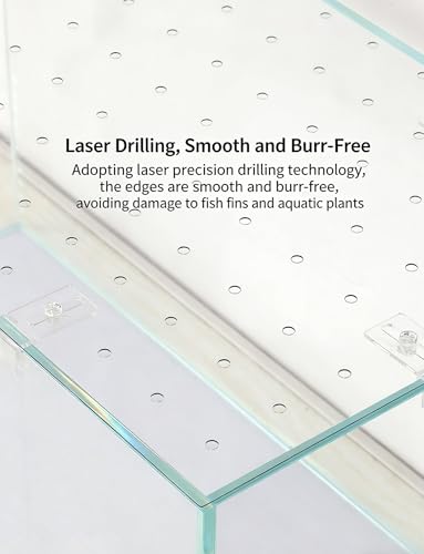 Transparent Aquarium Lid - Escape-Proof Fish Tank Cover for Bowls & Turtle Tanks, Durable PC Plastic, 60x30cm (23.6x11.8in) - Anti-Jump Design, Perfect for Aquatic Pets