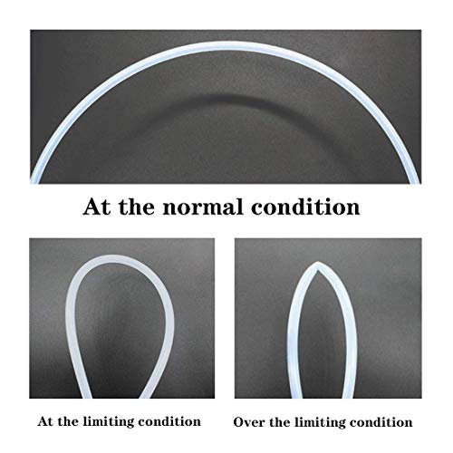 Beduan Pneumatic Nylon Tube 5/16"od SAEJ844 Air Line Nylon Hose Tubing for Air Brake System or Fluid Transfer（32.8ft 10 Meter） - color: Clear, size: 5/16"OD 32.8FT