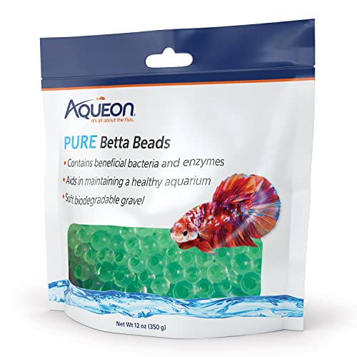 Aqueon Pure Betta Beads, Green - color: Green, size: One Pouch