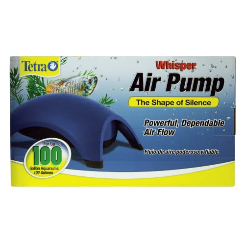 Tetra Whisper Easy to Use Air Pump for Aquariums (Non-UL),Blue - size: 60-100-gallon