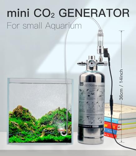 Aquarium CO2 Generator with Solenoid Valve for Aquarium Plants 1L G600mini - color: G600mini