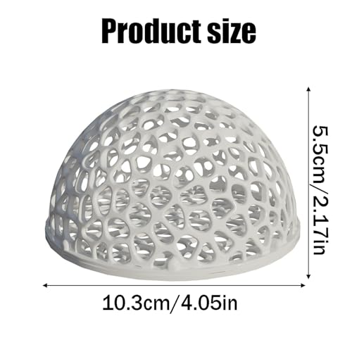 2 PCS Shrimp Dome Hide, Aquarium Shrimp Cave Hideout, Shrimps Hides, Tunnel Cave for Aquarium Small Fish Habitat Rest